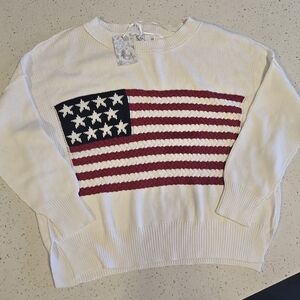 Miracle Brand American Flag Knit Sweater